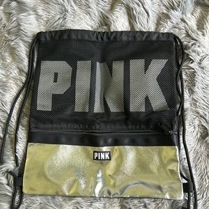 PINK Drawstring Backpack